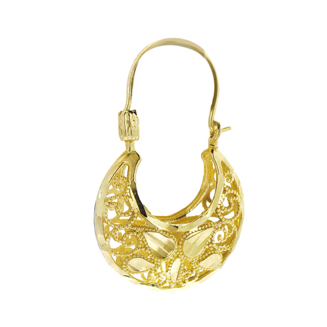 1JDER0316184 - Gold Bag Earrings